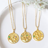 Sagittarius Zodiac Mantra Necklace