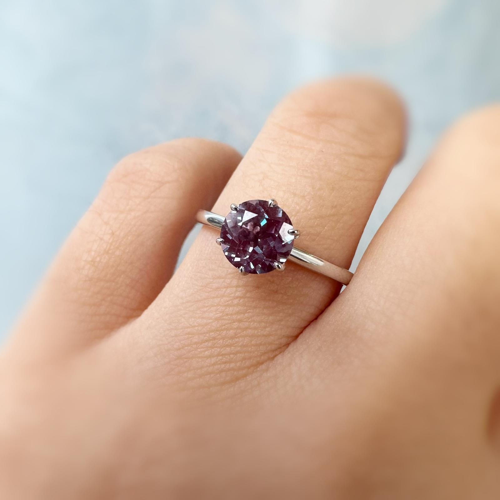 One Love Round Alexandrite Ring – Azura New York