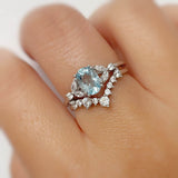 Stellar Aquamarine Ring (White Gold)
