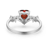 Heart’s Desire Mozambique Red Garnet Ring©