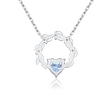 Heart’s Desire Sky Blue Topaz Necklace©