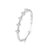 White Topaz Celestial Ring