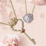 Rosa Key Three-Way Necklace©