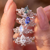 Lotus Moss Agate Ring©
