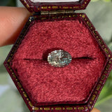 1.36 CT Oval Blue Green Montana Sapphire: Starbrite Cut by John Dyer