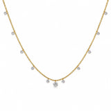 Stardust Garland Floating Diamond Necklace