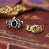 Sanctum of Shadows Black Onyx Ring