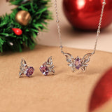Sylphae Fairie Amethyst Necklace and Earrings Set