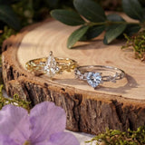 Everlasting Kite Cut Moissanite Ring©