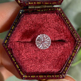0.70 CT Round White Montana Sapphire: Starbrite Cut by John Dyer