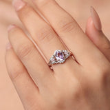 Elaria Amethyst Ring - The Emberwing Tale