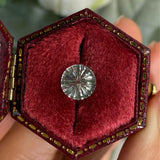 0.89 CT Round Pale Blue Green Montana Sapphire: Starbrite Cut by John Dyer