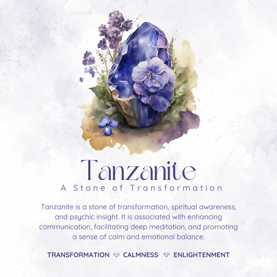 Lotus Tanzanite©, Abloom, and Woodland Ring Set