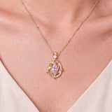 Astral Bloom Morganite Necklace