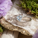 Everlasting Heart Cut Sky Blue Topaz Ring©