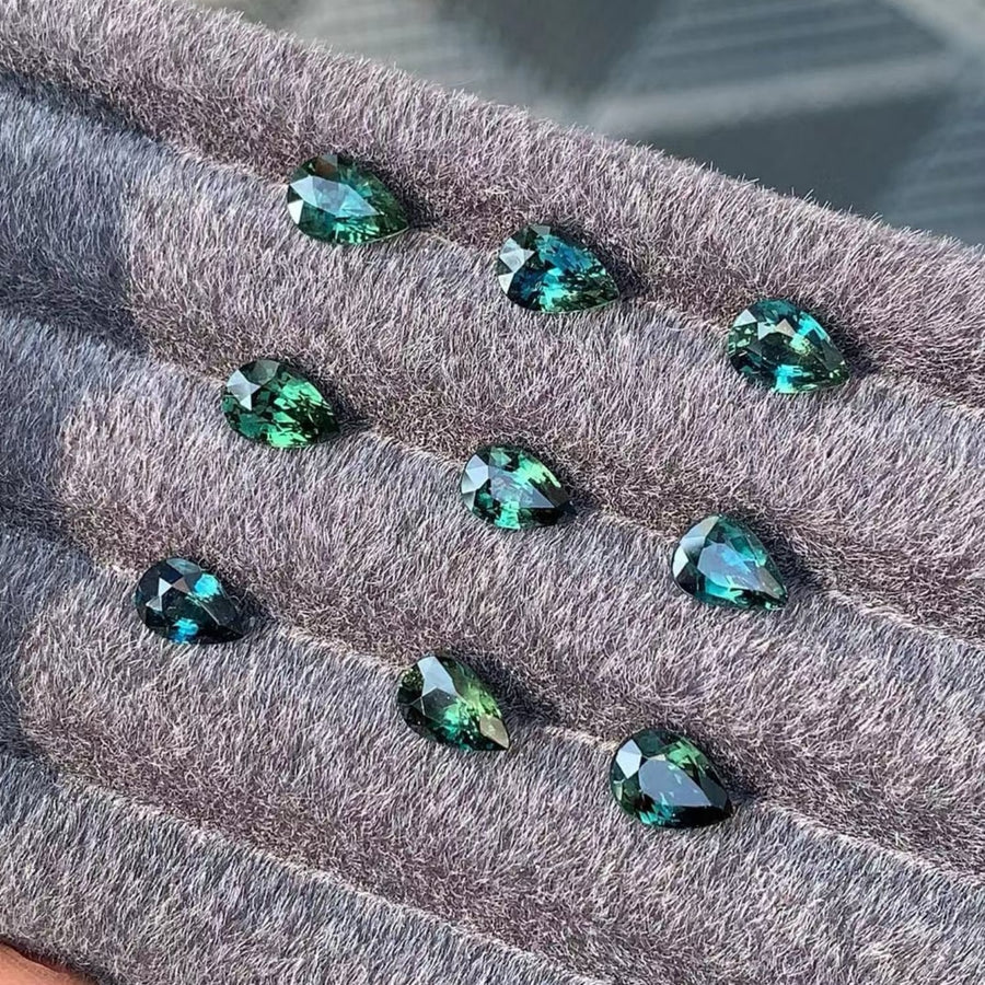 7x5mm Sapphire Pear Gemstone- Selection 2