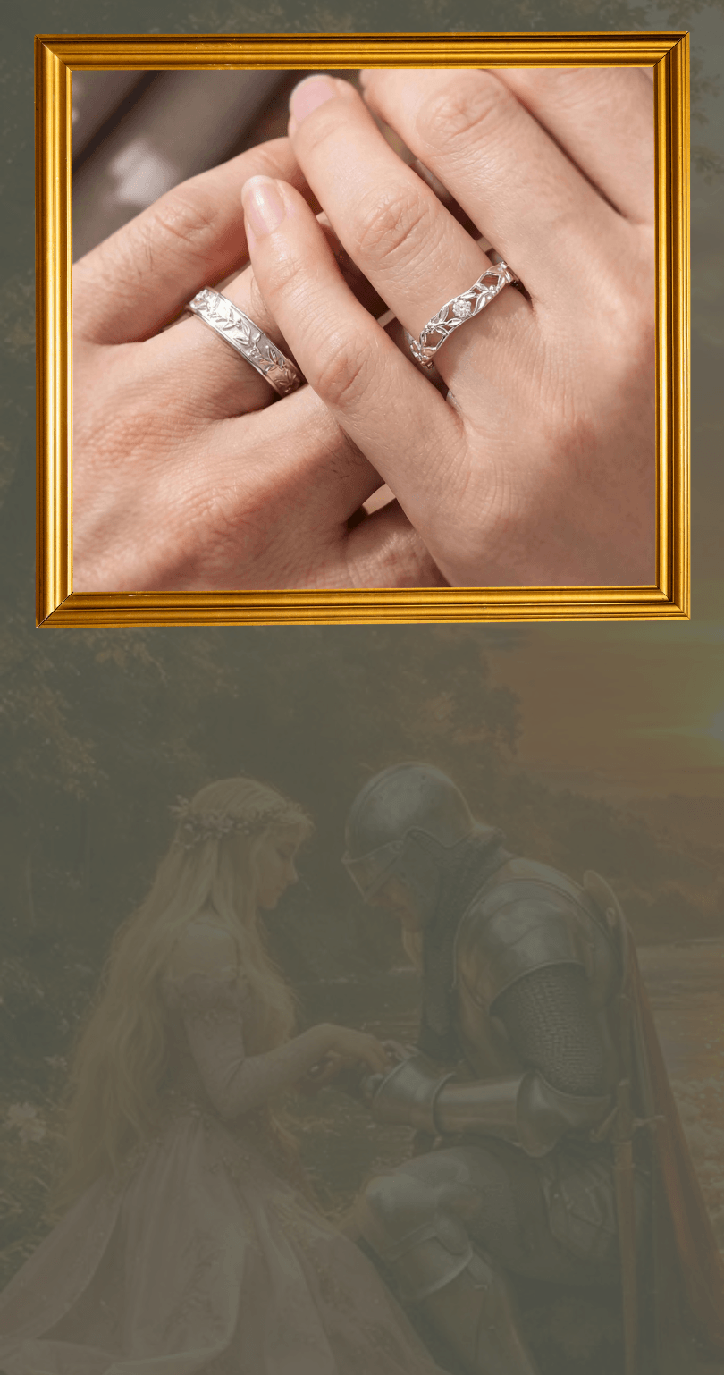 Floral Tapestry Eternity Bands