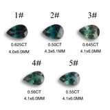 6x4mm Natural Sapphire Pear Gemstone - Selection 1