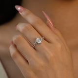 Everlasting Hexagon Moissanite Ring©