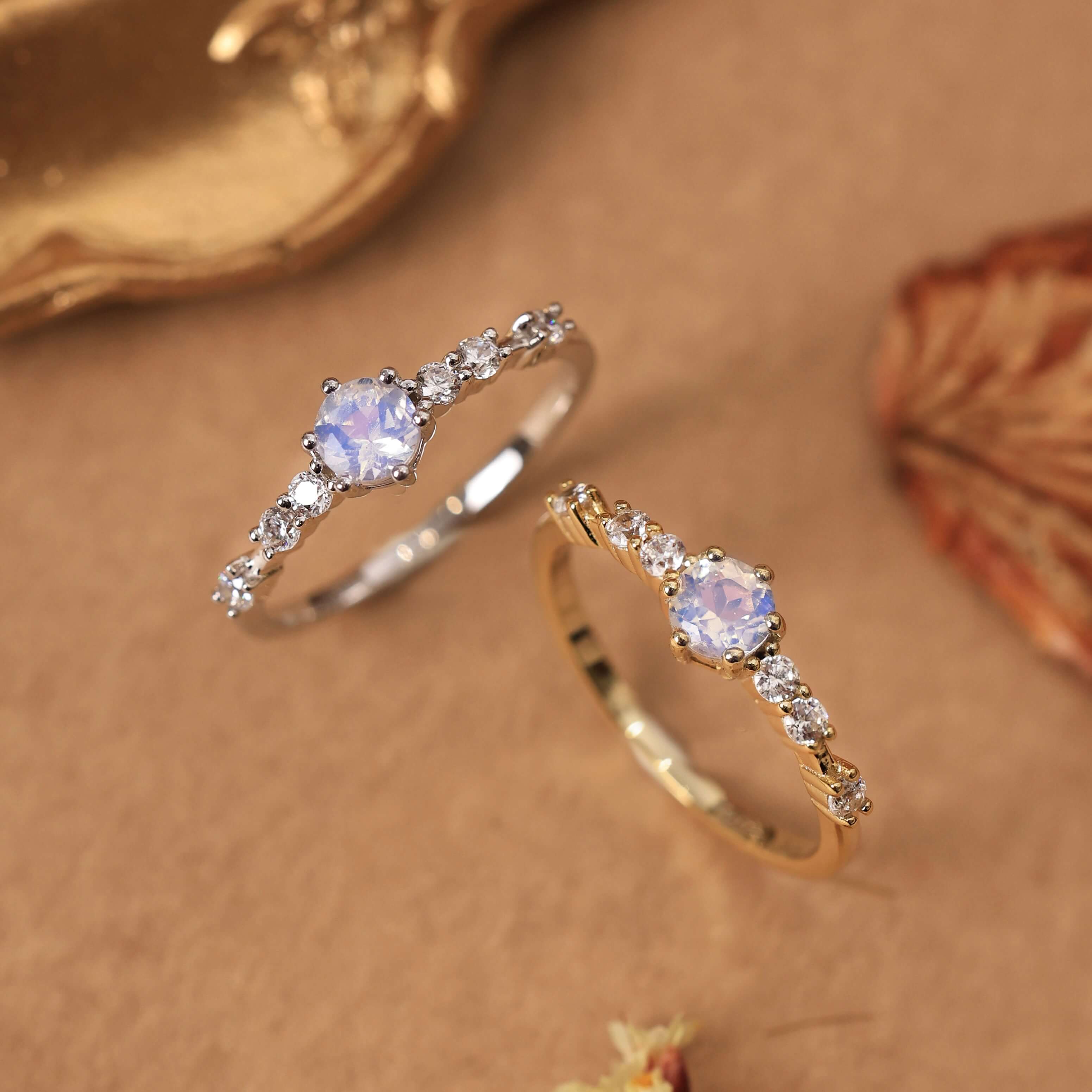 The Center of the Universe Moonstone Ring – Azura New York