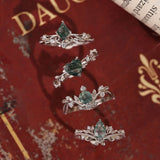 Lotus Moss Agate Ring©