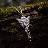 Evenfall Star White Topaz Necklace