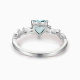 Everlasting Heart Aquamarine Ring©