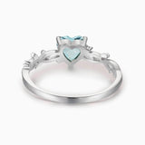 Everlasting Heart Sky Blue Topaz Ring©