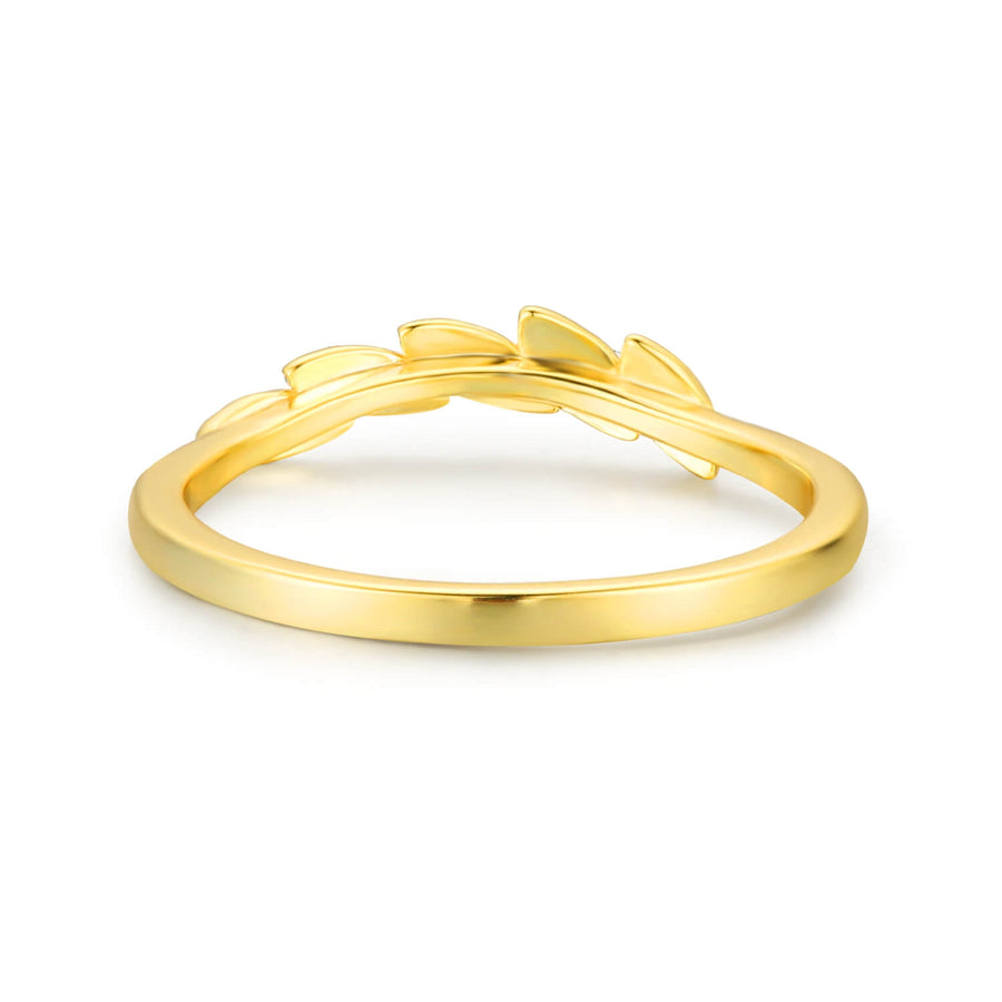 Leafy Serenity Ring (Yellow Gold)