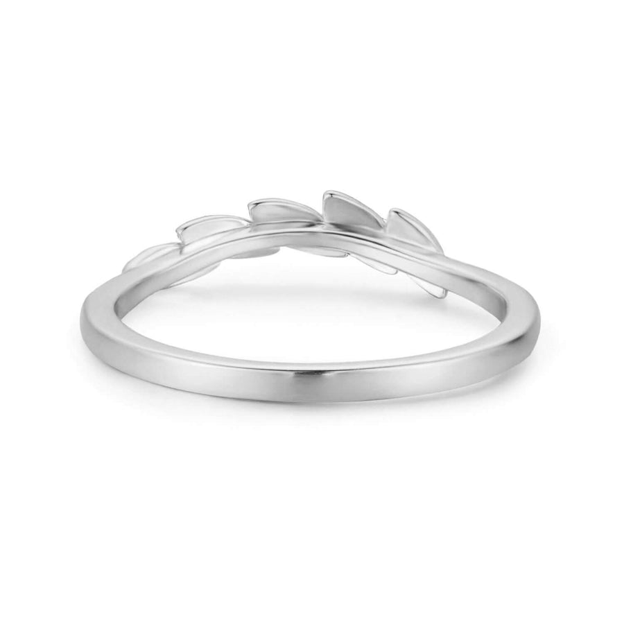 Leafy Serenity Ring (White Gold)