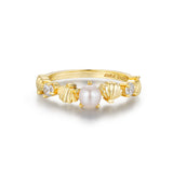 Pearl Lagoon Ring Set (Yellow Gold)