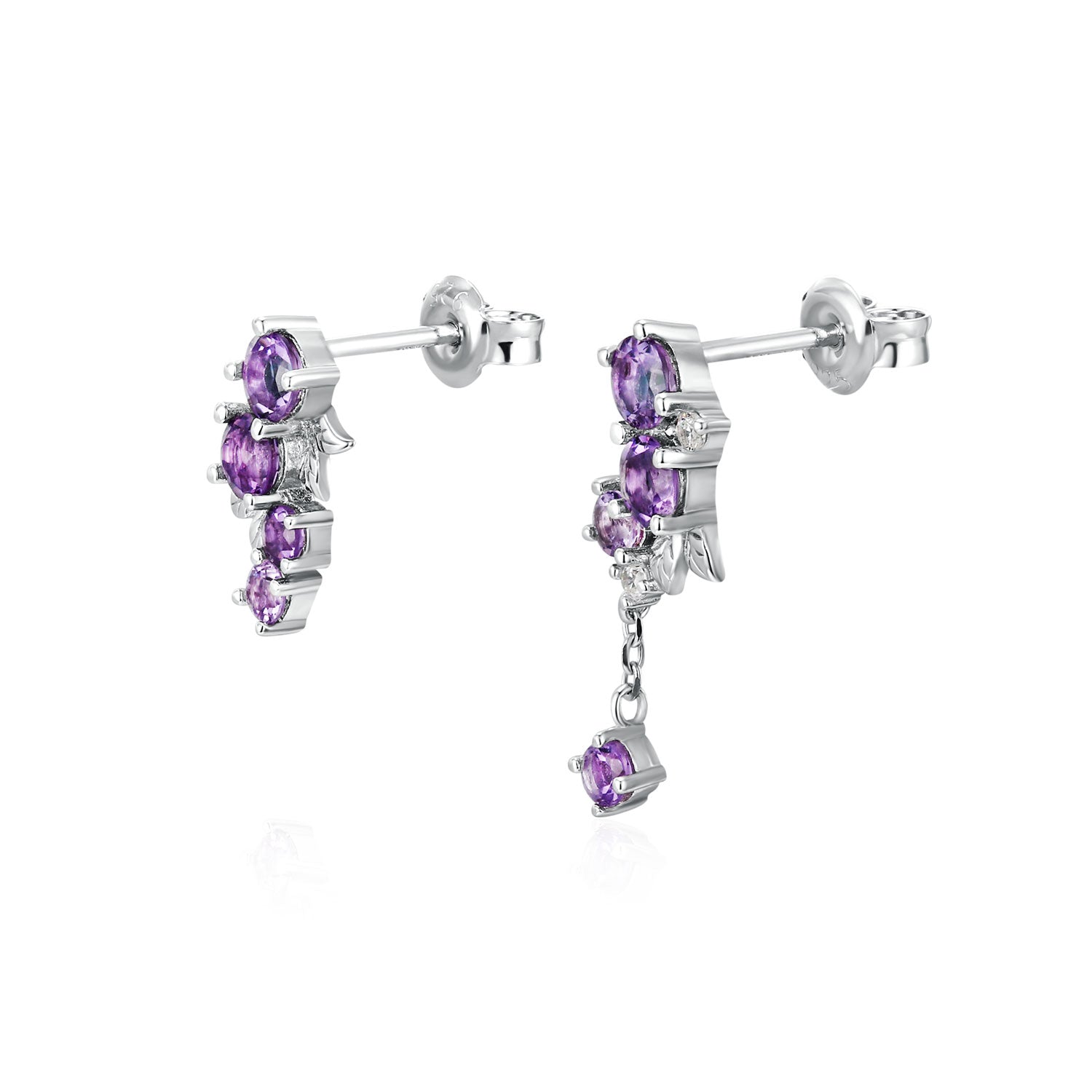 Violet Grapevine Amethyst Earrings – Azura New York