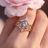 Victorian Lace Sky Blue Topaz Ring©
