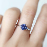 Tanzanite Diamond Ring