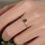 Wildflower Moss Agate Ring©