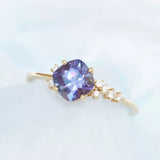 Tanzanite Diamond Ring