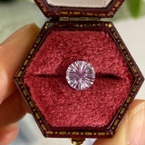 0.72 CT Round Light Purple Sapphire: Starbrite Cut by John Dyer