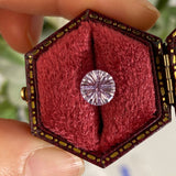 0.72 CT Round Light Purple Sapphire: Starbrite Cut by John Dyer