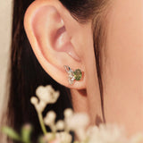 Sylphae Fairie Moss Agate Earrings
