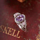 Elaria Amethyst Ring - The Emberwing Tale