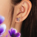 Sylphae Fairie Amethyst Necklace and Earrings Set