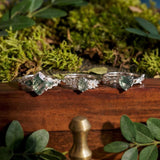 Everlasting Heart Cut Moss Agate Ring©