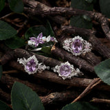 Moonflower Amethyst Ring