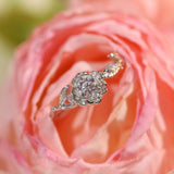 Forever Rose White Topaz Ring