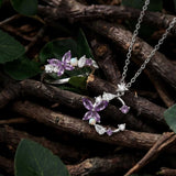 Monarch Butterfly Amethyst Opal Ring