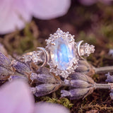 Build Your Own: Galactic Oval Cut Ring