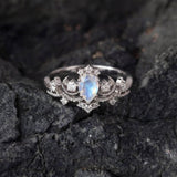 Moonlit Moonstone Ring©