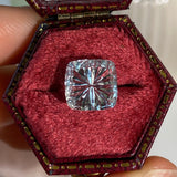 2.89 CT Cushion Aquamarine: Starbrite Cut by John Dyer