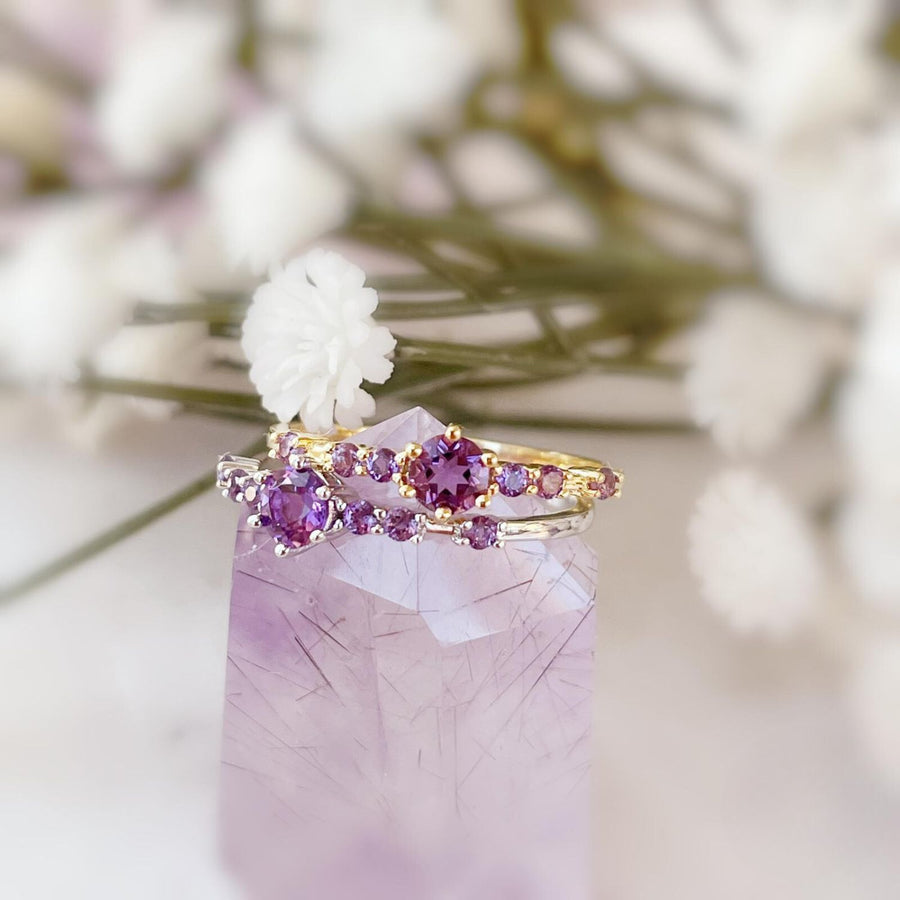 The Center of the Universe Amethyst Ring