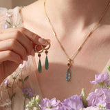 Howl’s Moving Castle Necklace and Earrings Set